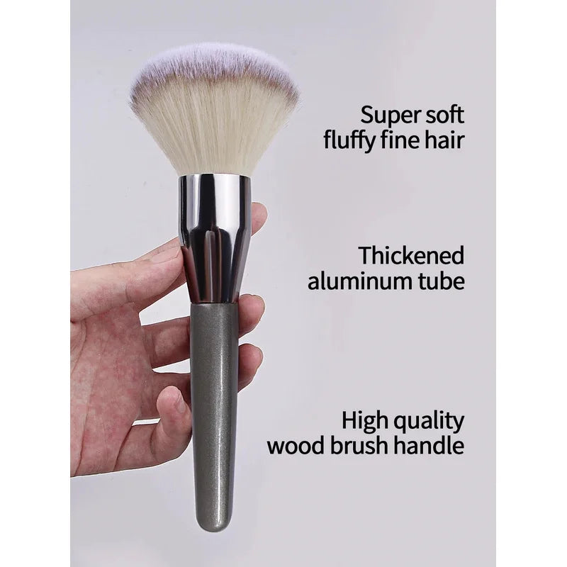 1pcs ultra large loose powder brush, high-end multifunctional setting brush for facial makeup, soft makeup brush tool