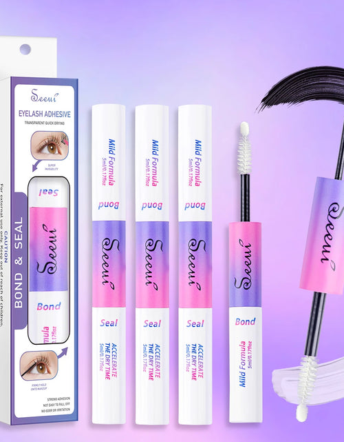 Load image into Gallery viewer, Eyelash Glue and Seal for Eyelash Clusters Strong Fixed Eyelash Glue Lasting Eyelash Glue Eyelash Extension tool
