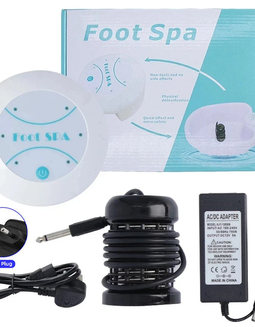 Load image into Gallery viewer, Detox Ionic Foot Spa Bath Machine vibration Whirlpool Care Arrays Aqua Healthy Therapy Deep Tissue Clean Foot Bath Spa Massager
