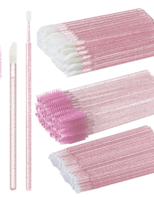 Load image into Gallery viewer, ANNAFRIS 50Pcs  Disposable Eyelash  Brush Soft Head Crystal Eyebrow Brush Lash Extension Brush  Mascara Wand Makeup Tool
