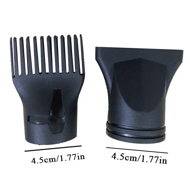 1pcs Plastic Salon Replacement Blow Flat Dryer Drying Concentrator Black Nozzle Styling Tool Hood Cover Wide Narrow Size