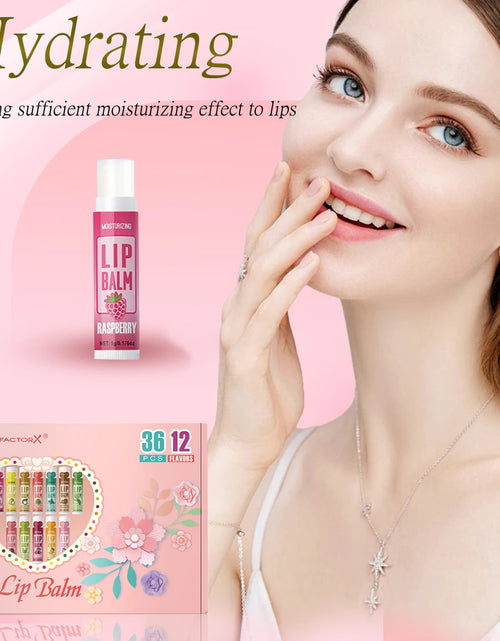 Load image into Gallery viewer, 36PCS Moisturizing Lip Balm set 5g deep moisturizing and brightening lips Party gift for friends
