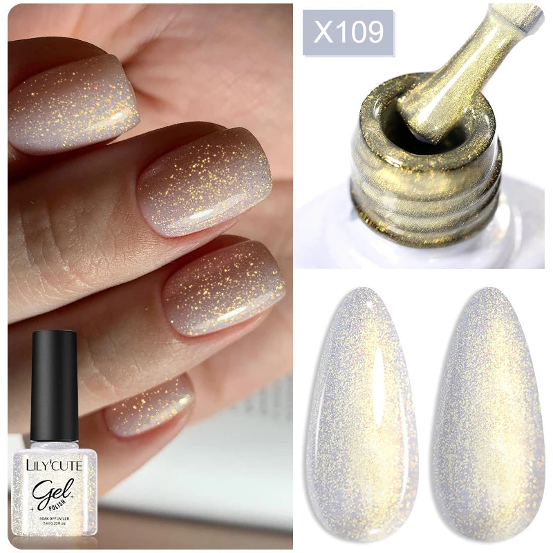 LILYCUTE 6 IN 1 Extension Gel Nail Polish Acrylic Construct Hard Gel Soak Off Self Leveling Reinforcement Gel For Nail HEMA FREE