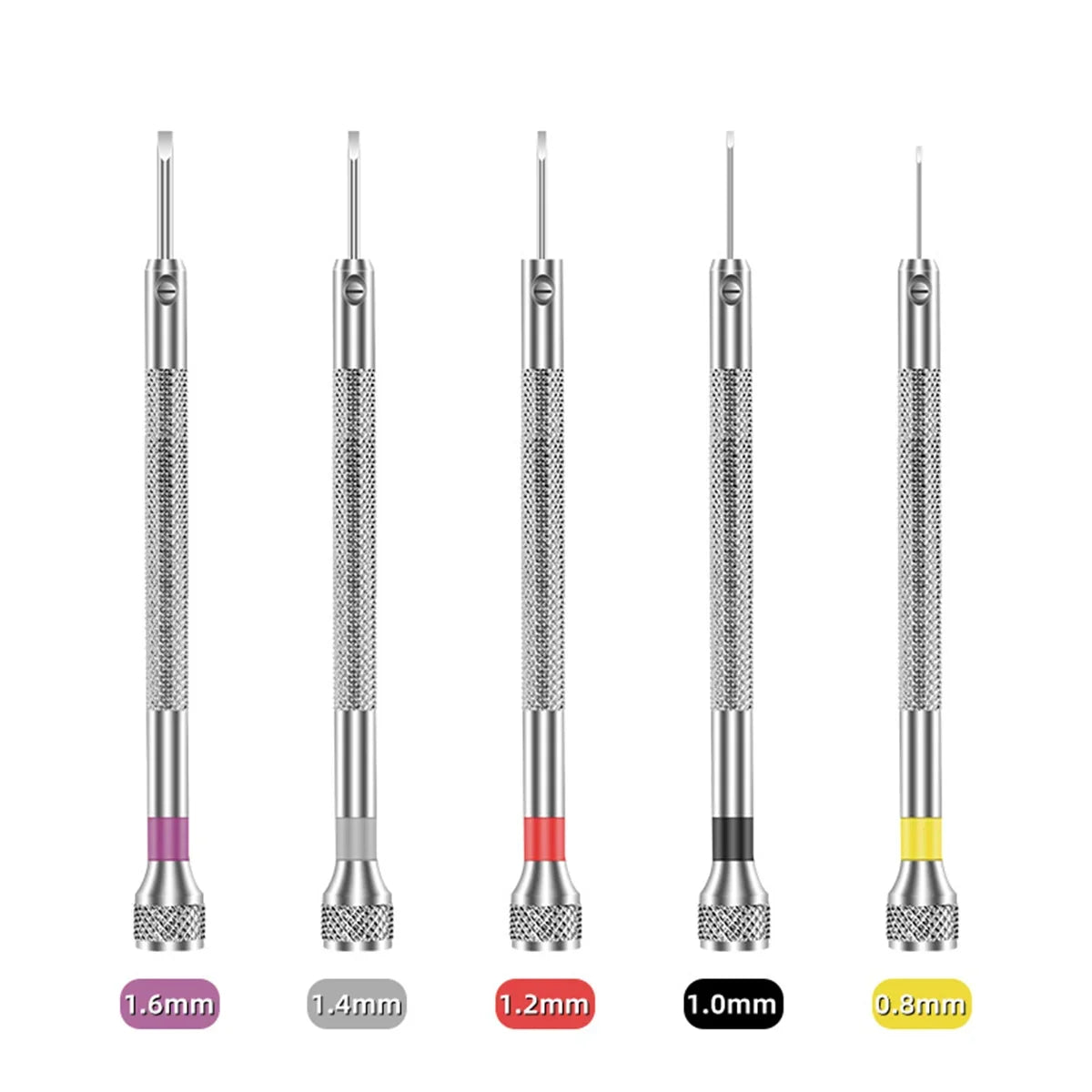Precision watch repair screwdriver 0.8-1.6mm mini slotted screwdriver Precision instrument repair hand tool