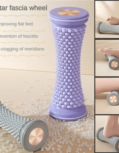 Load image into Gallery viewer, Foot Massager Massage Roller Yoga Massage Ball Plantar Fascia Roller Muscle Relaxation Care Plastic Manual Foot Massager
