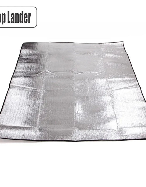 Load image into Gallery viewer, Camping Mat Foam Foil Blanket  Aluminum Insulation Foam Foil Mat Sleeping Pad Thermal Outdoor Tent Footprint Reflecting Heat

