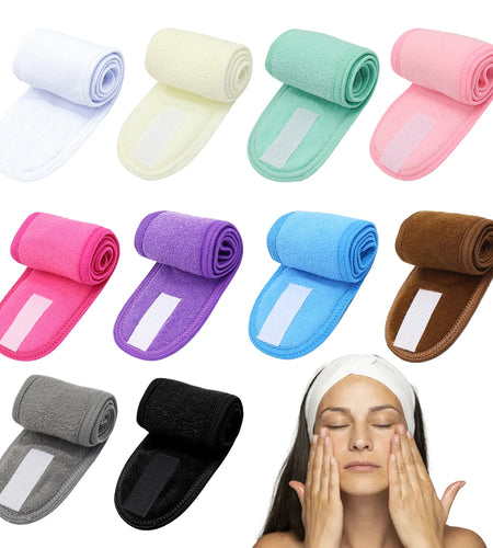 Eyelash Extension Headband Makeup Eyelash Extension Supplies Lashes Accessories Face Washing Bath SPA Facial Adjustable Headband