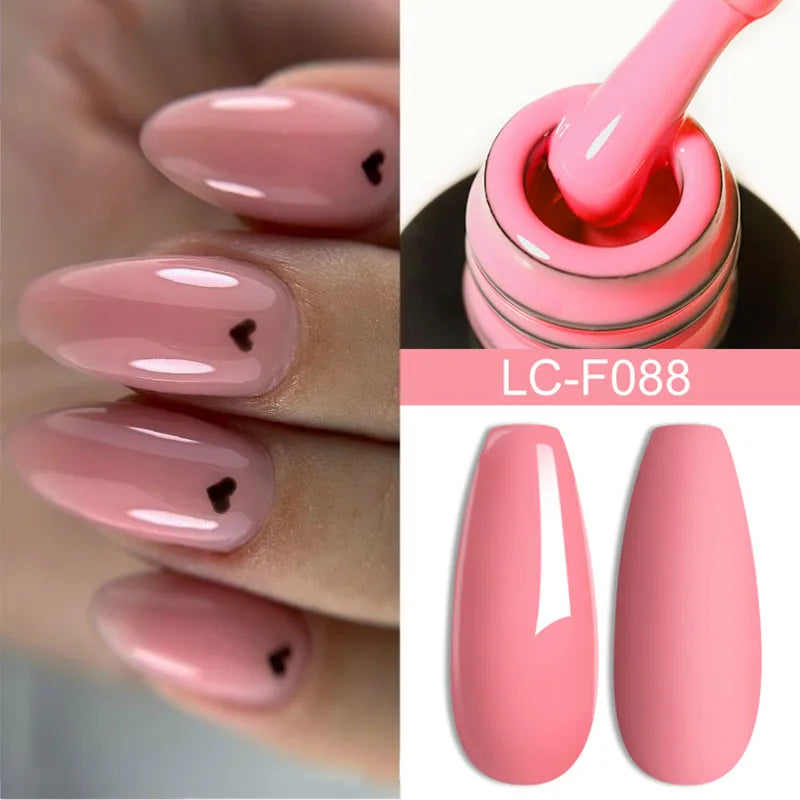 LILYCUTE 7ML Glitter Gel Nail Polish Sparkling Semi Permanent UV Gel Colorful Shinning Gel Varnish Nail Art Soak Off UV LED Gel