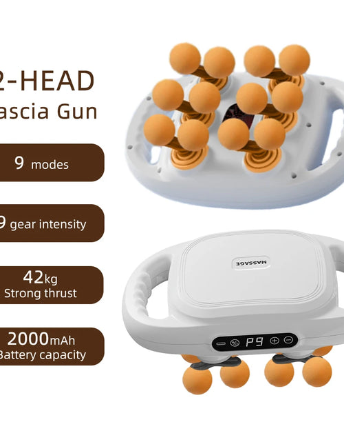 Load image into Gallery viewer, 16-Head Fascia Gun High-Frequency Vibration Body Massage Gun Back and Waist Massager Neck Shoulder Massager Muscle masajeador
