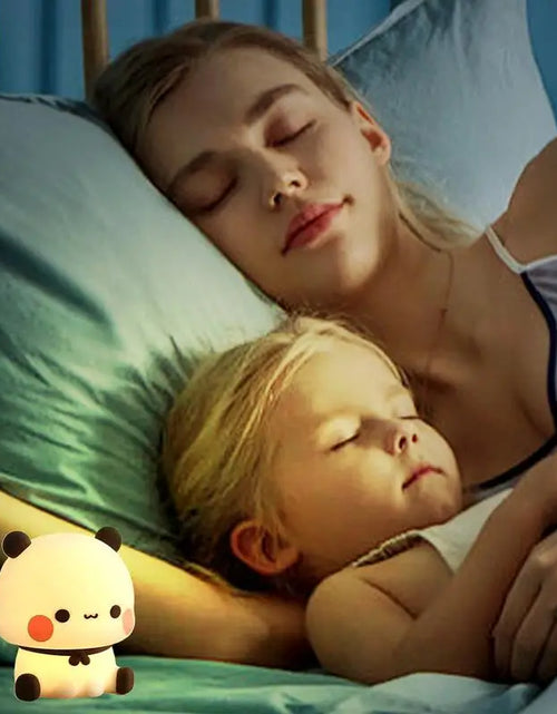 Load image into Gallery viewer, LED Night Lights Cute Panda Silicone Lamp USB Rechargeable Touch Night Lamp Bedside Decor 3 Modes Dimmable Kids Baby nightlight
