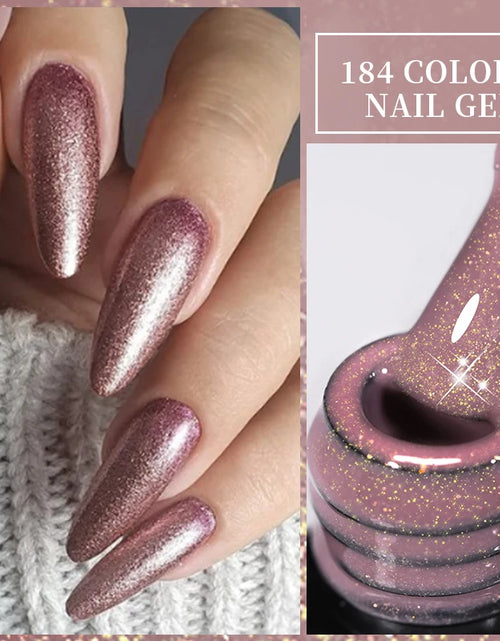 Load image into Gallery viewer, LILYCUTE 7ML Glitter Gel Nail Polish Sparkling Semi Permanent UV Gel Colorful Shinning Gel Varnish Nail Art Soak Off UV LED Gel
