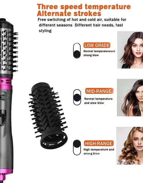 Load image into Gallery viewer, Multifunctional 3 In 1 Hot Air Brush Automatic Rotating Curler Round Rotating Rotating Hair Brush Hot Air Dryer Volumizer Styler
