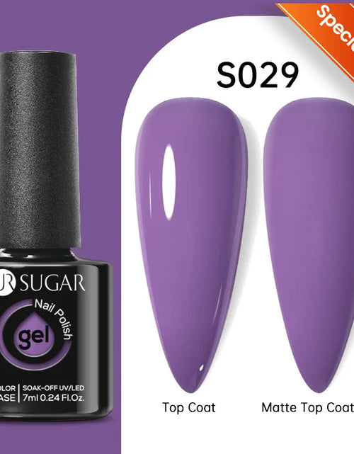 Load image into Gallery viewer, UR SUGAR 7.5ML Blue Black Red Glitter Sequin Color Gel Nail Polish Semi-permanent Varnish For Nail Art Manicure Soak Off UV Gel
