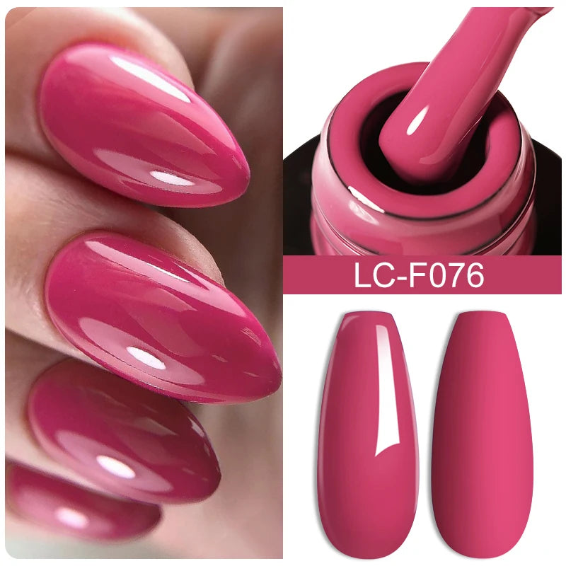 LILYCUTE 7ML Glitter Gel Nail Polish Sparkling Semi Permanent UV Gel Colorful Shinning Gel Varnish Nail Art Soak Off UV LED Gel