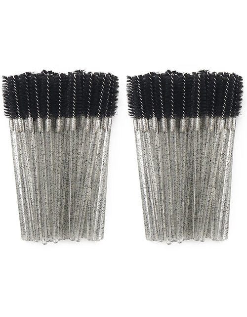 Load image into Gallery viewer, ANNAFRIS 50Pcs  Disposable Eyelash  Brush Soft Head Crystal Eyebrow Brush Lash Extension Brush  Mascara Wand Makeup Tool
