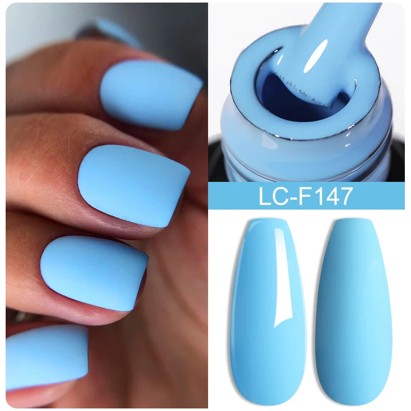 LILYCUTE 7ML Glitter Gel Nail Polish Sparkling Semi Permanent UV Gel Colorful Shinning Gel Varnish Nail Art Soak Off UV LED Gel