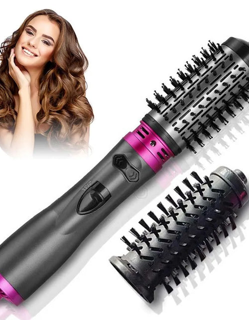 Load image into Gallery viewer, Multifunctional 3 In 1 Hot Air Brush Automatic Rotating Curler Round Rotating Rotating Hair Brush Hot Air Dryer Volumizer Styler

