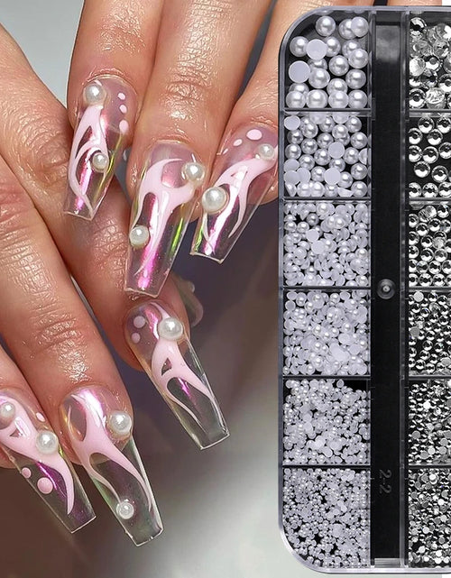 Load image into Gallery viewer, BORN PRETTY Nail Rhinestone Glue 30ML Gel Nail Glue for Nail Charm 3D Nails Bling Gel for Decoration Nails Gems Nail supplies
