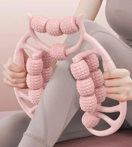 9/12/18 Rounds Massage Roller of Circular Leg Slimming Leg Massager Muscle Stretching Equipment Circular Leg Clamp