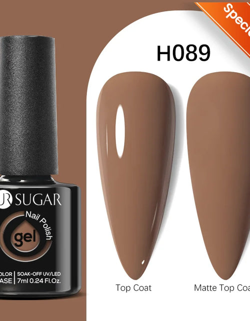 Load image into Gallery viewer, UR SUGAR 7.5ML Blue Black Red Glitter Sequin Color Gel Nail Polish Semi-permanent Varnish For Nail Art Manicure Soak Off UV Gel
