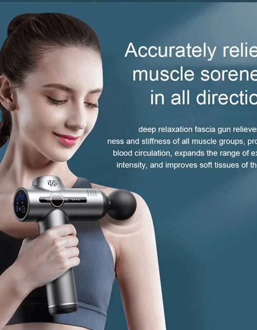 Load image into Gallery viewer, Portable Fascia Gun Vibration Massage Gun For Body Neck Back Deep Muscle Relaxation Fitness Slimming One Head
