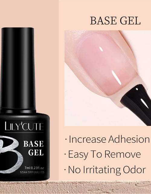 Load image into Gallery viewer, LILYCUTE 6 IN 1 Extension Gel Nail Polish Acrylic Construct Hard Gel Soak Off Self Leveling Reinforcement Gel For Nail HEMA FREE
