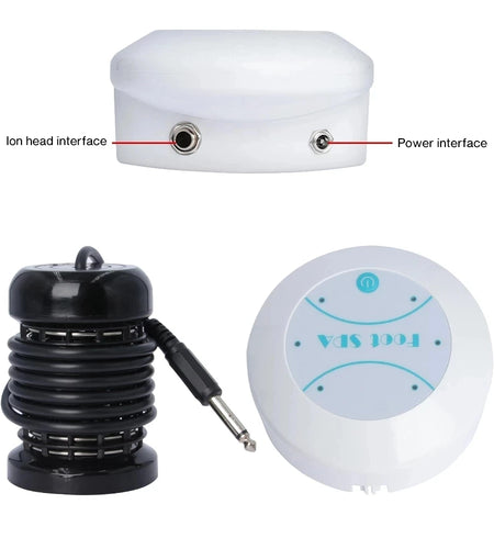 Detox Ionic Foot Spa Bath Machine vibration Whirlpool Care Arrays Aqua Healthy Therapy Deep Tissue Clean Foot Bath Spa Massager