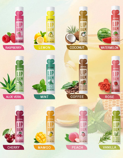Load image into Gallery viewer, 36PCS Moisturizing Lip Balm set 5g deep moisturizing and brightening lips Party gift for friends
