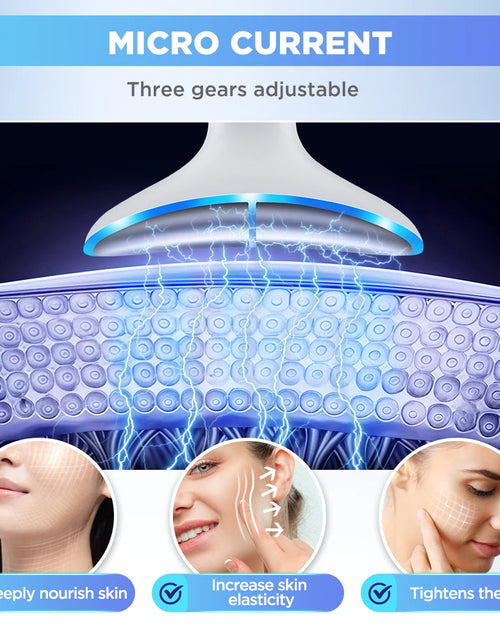 Load image into Gallery viewer, 3 Massage Modes Microcurrent Neck Beauty Device Face Lifting Firming Massage Neck Beauty Instrument Tighten Skin Care Tool
