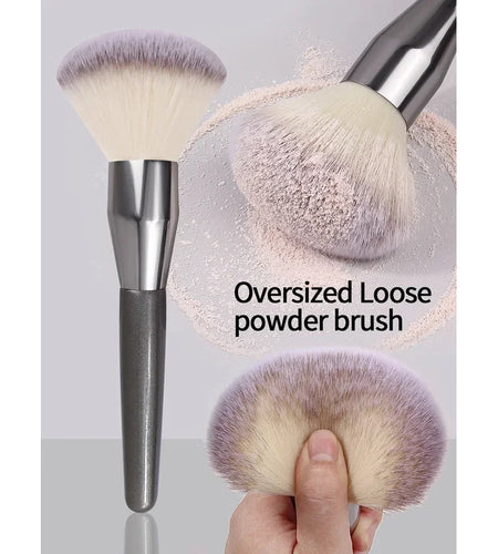 1pcs ultra large loose powder brush, high-end multifunctional setting brush for facial makeup, soft makeup brush tool