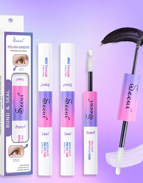 Load image into Gallery viewer, Eyelash Glue and Seal for Eyelash Clusters Strong Fixed Eyelash Glue Lasting Eyelash Glue Eyelash Extension tool
