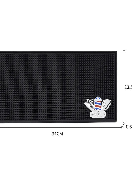 Load image into Gallery viewer, Non-Slip Barber Station Mat Cushion Pad Hairdresser Tool Organizer for Clippers Scissors Comb Trimmers Brushes - Salon Essential
