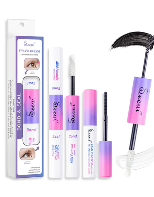 Load image into Gallery viewer, Eyelash Glue and Seal for Eyelash Clusters Strong Fixed Eyelash Glue Lasting Eyelash Glue Eyelash Extension tool
