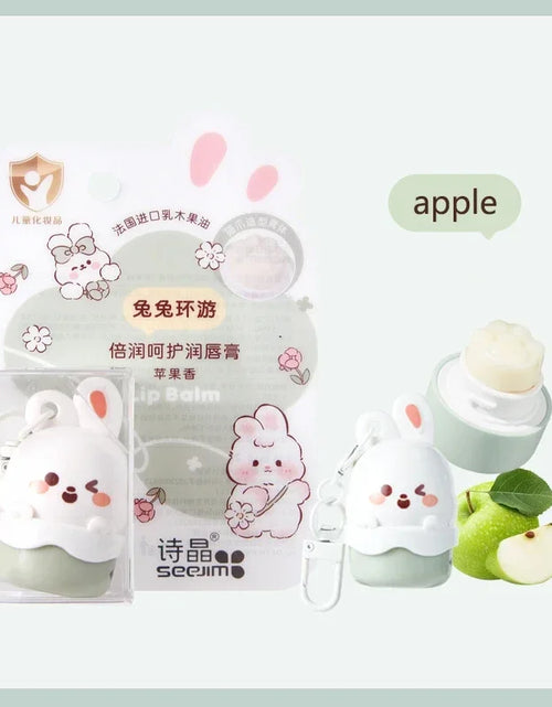 Load image into Gallery viewer, Fruity Children Baby Lip Balm Moisturizer Nutritious Anti Dry Cracking Lip Mask Cute Cartoon Bunny Kids Autumn Winter Lip Care
