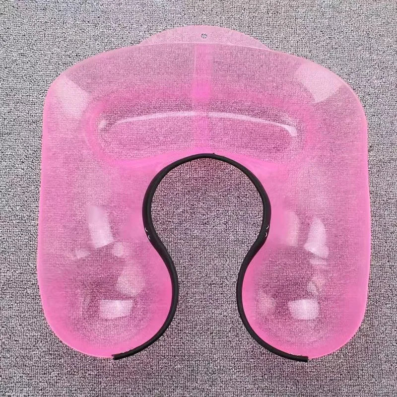 Soft Neck Tray For Salon Hairdresser Beauty Non-spill Free Perm Hair Coloring Shoulder Neck Tray Medicine Water Sink Barber Tool