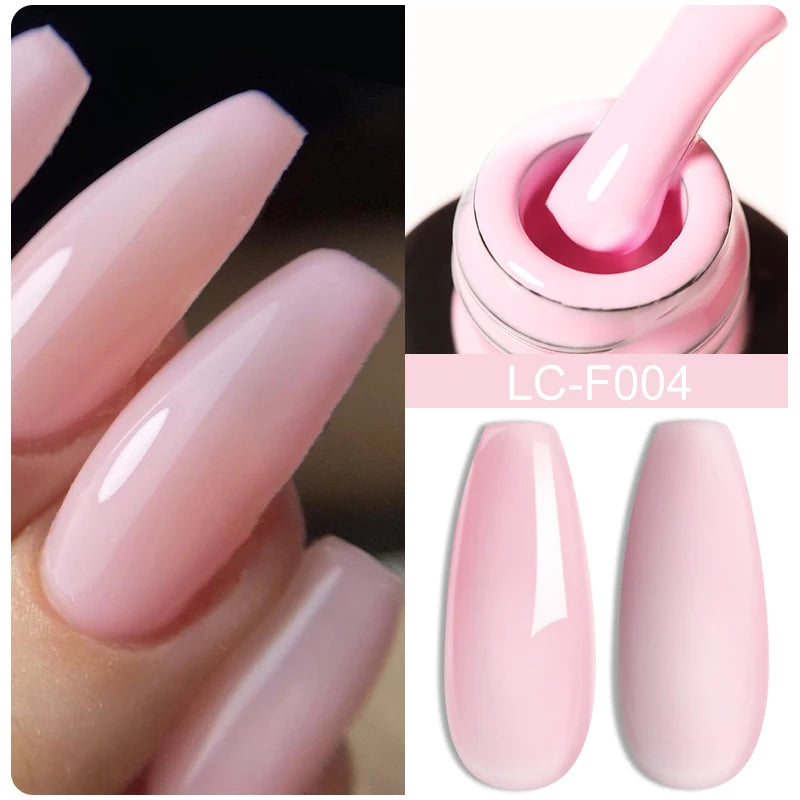 LILYCUTE 6 IN 1 Extension Gel Nail Polish Acrylic Construct Hard Gel Soak Off Self Leveling Reinforcement Gel For Nail HEMA FREE