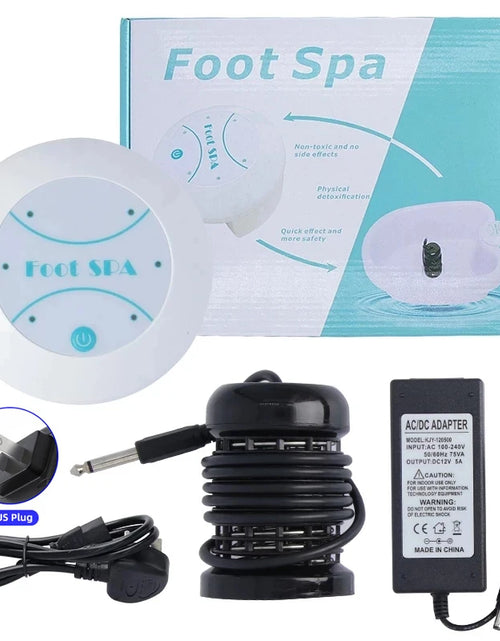 Load image into Gallery viewer, Detox Ionic Foot Spa Bath Machine vibration Whirlpool Care Arrays Aqua Healthy Therapy Deep Tissue Clean Foot Bath Spa Massager
