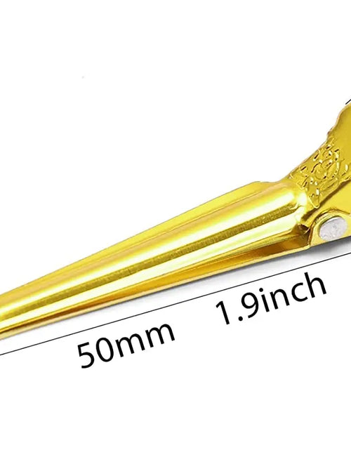 Load image into Gallery viewer, 50Pcs Mini Barber Hairdressing Clips Heat Resistant Metal Diy Color Hairpins Pro Salon Haircut Household Styling Hair Clips Tool
