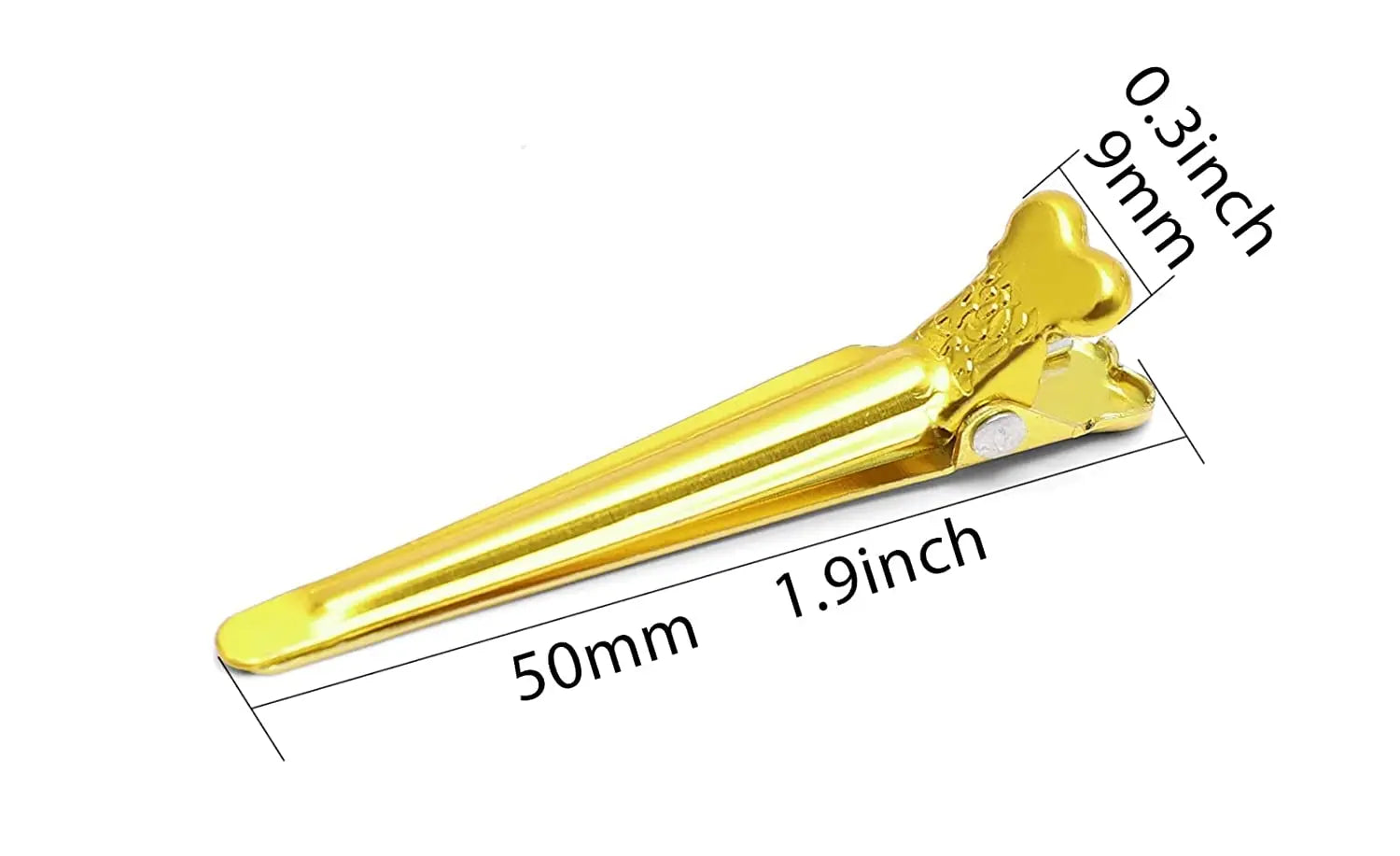 50Pcs Mini Barber Hairdressing Clips Heat Resistant Metal Diy Color Hairpins Pro Salon Haircut Household Styling Hair Clips Tool