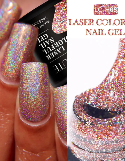 Load image into Gallery viewer, LILYCUTE 7ML Glitter Gel Nail Polish Sparkling Semi Permanent UV Gel Colorful Shinning Gel Varnish Nail Art Soak Off UV LED Gel
