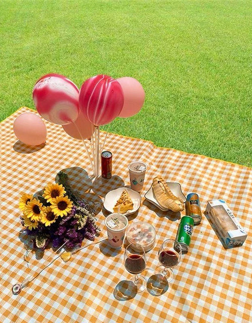 Load image into Gallery viewer, Outdoor Camping Mat, Picnic Mat, Beach Waterproof and Moisture-proof Portable Tent Sleeping Mat, Double-sided Aluminum Film
