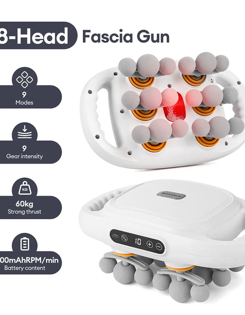 Load image into Gallery viewer, 16-Head Fascia Gun High-Frequency Vibration Body Massage Gun Back and Waist Massager Neck Shoulder Massager Muscle masajeador

